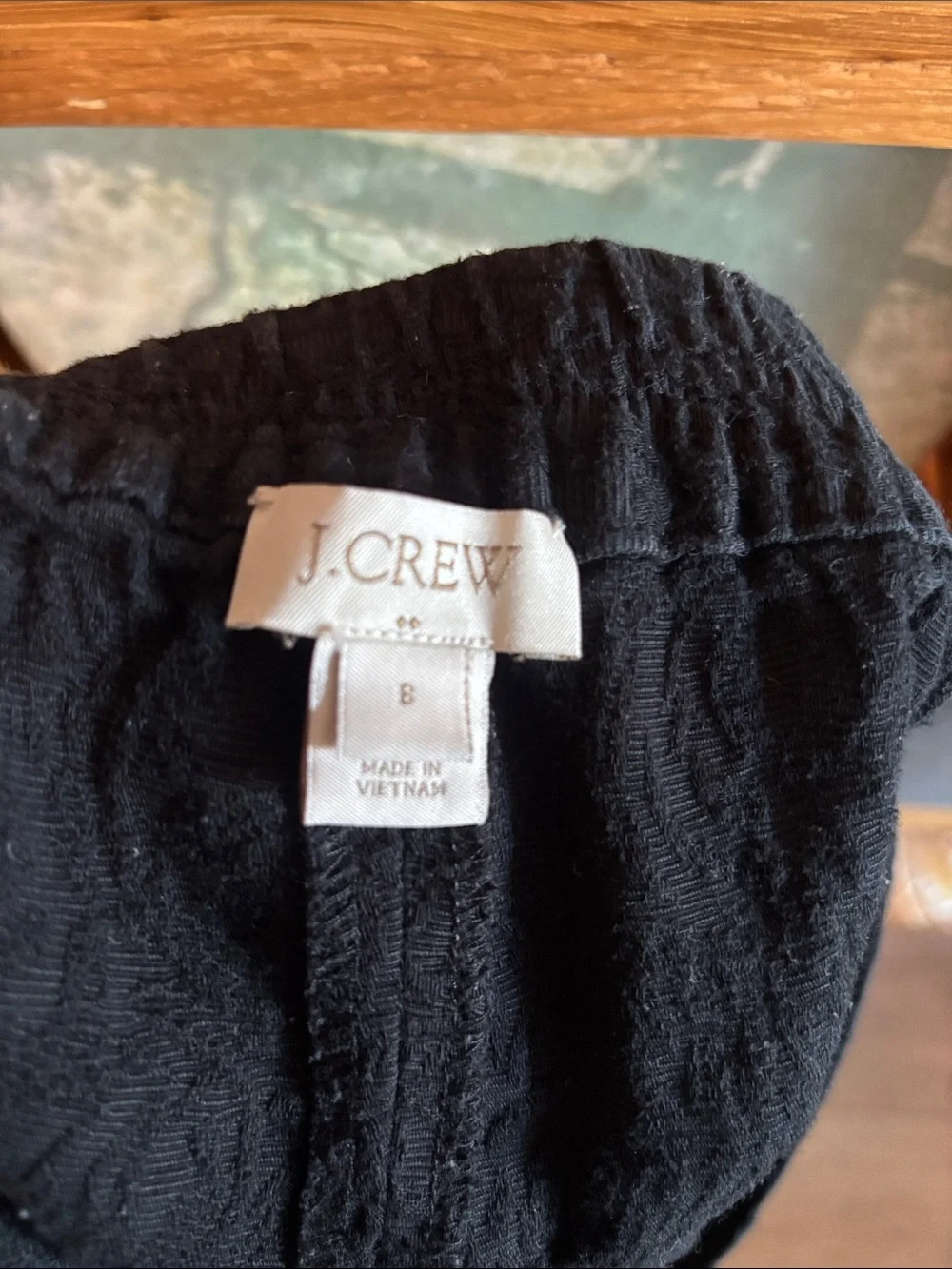 J. Crew Black Textured Women's Knit Shorts